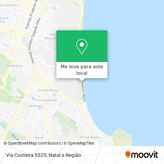 Via Costeira 5525 mapa