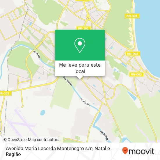 Avenida Maria Lacerda Montenegro s / n mapa