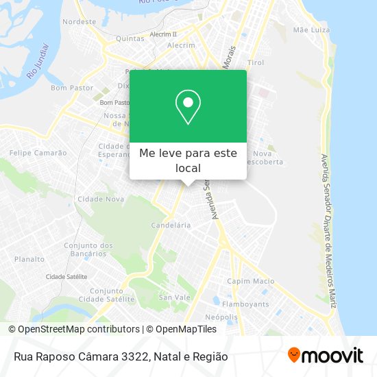 Rua Raposo Câmara 3322 mapa