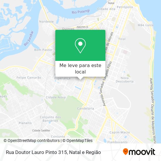 Rua Doutor Lauro Pinto 315 mapa