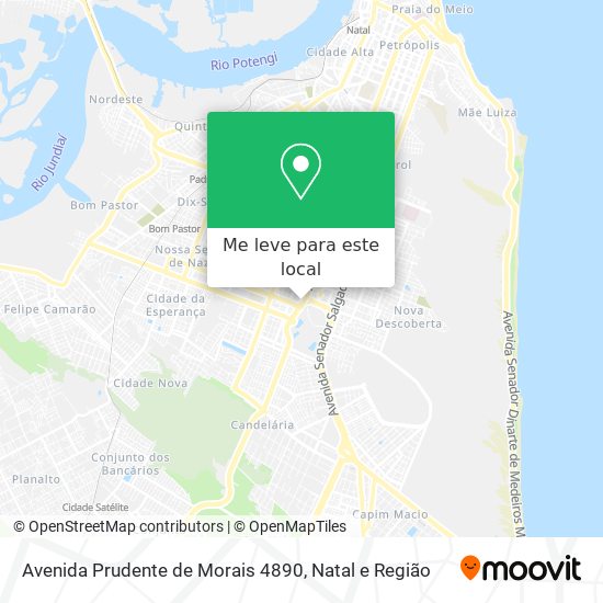 Avenida Prudente de Morais 4890 mapa