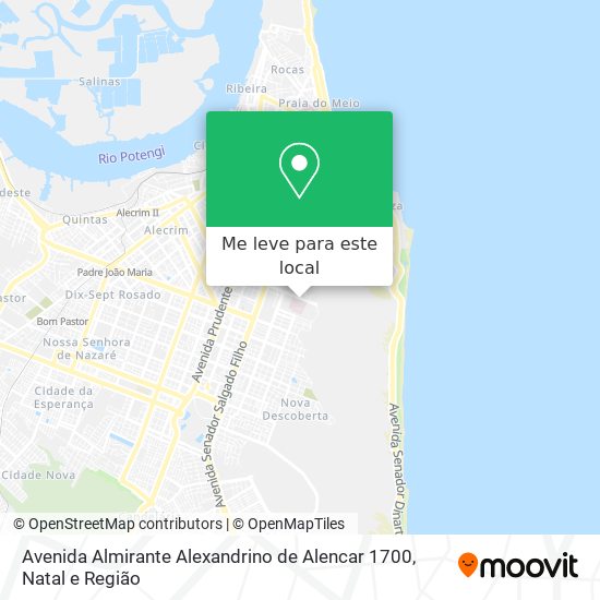 Avenida Almirante Alexandrino de Alencar 1700 mapa