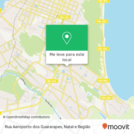 Rua Aeroporto dos Guararapes mapa