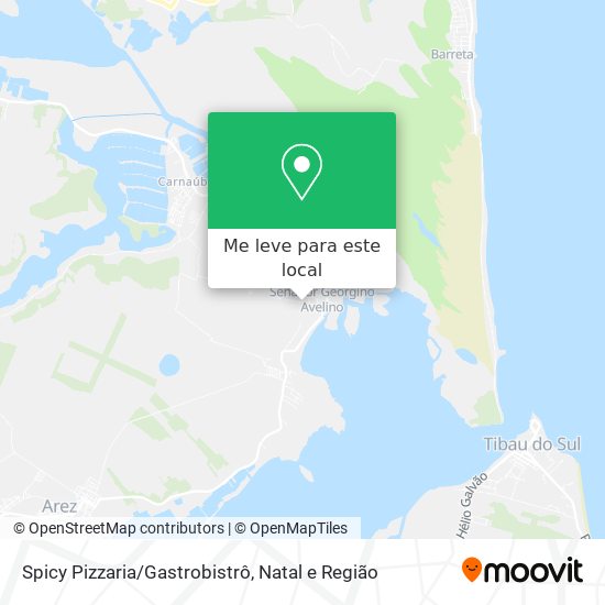 Spicy Pizzaria/Gastrobistrô mapa