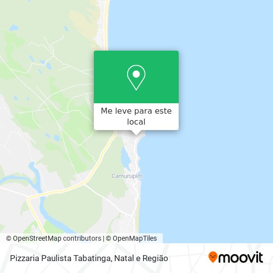 Pizzaria Paulista Tabatinga mapa