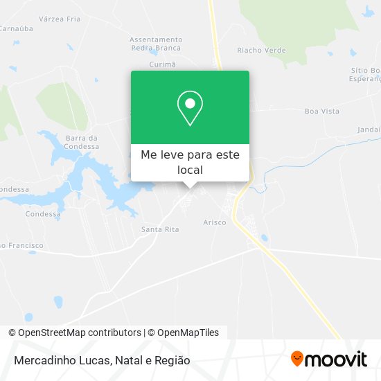 Mercadinho Lucas mapa