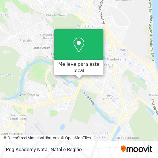 Psg Academy Natal mapa