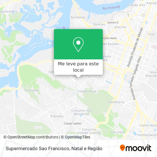 Supermercado Sao Francisco mapa