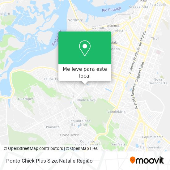 Ponto Chick Plus Size mapa