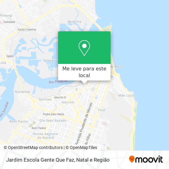 Jardim Escola Gente Que Faz mapa