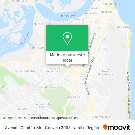 Avenida Capitão-Mor Gouveia 3005 mapa