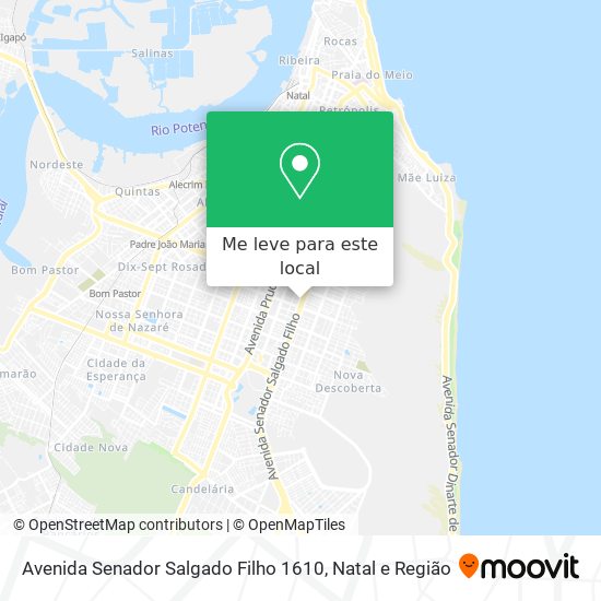 Avenida Senador Salgado Filho 1610 mapa