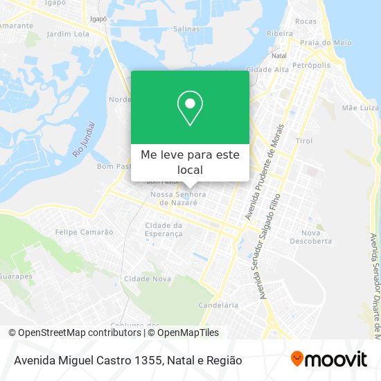 Avenida Miguel Castro 1355 mapa