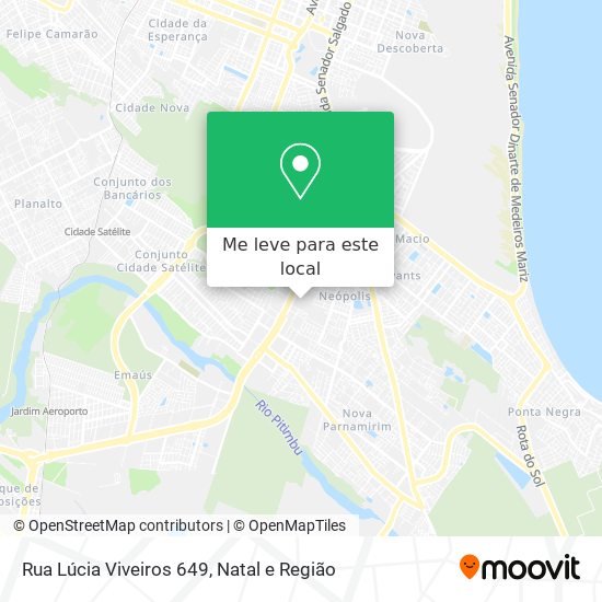 Rua Lúcia Viveiros 649 mapa