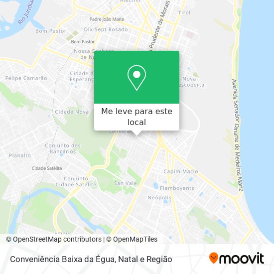 Conveniência Baixa da Égua mapa