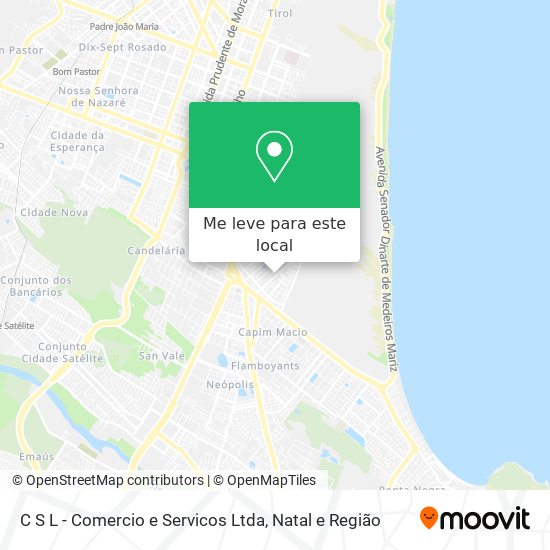 C S L - Comercio e Servicos Ltda mapa