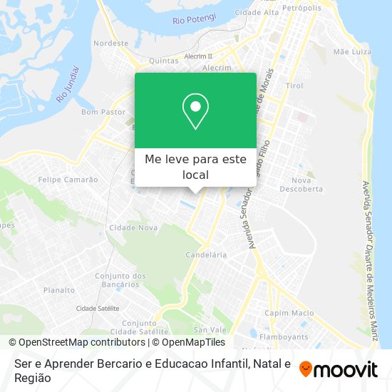 Ser e Aprender Bercario e Educacao Infantil mapa