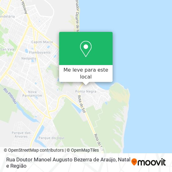 Rua Doutor Manoel Augusto Bezerra de Araújo mapa