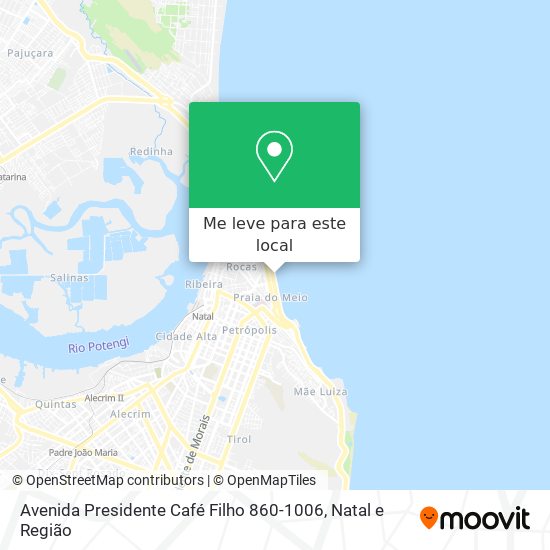 Avenida Presidente Café Filho 860-1006 mapa