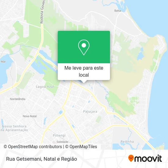 Rua Getsemani mapa