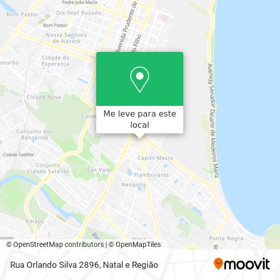 Rua Orlando Silva 2896 mapa