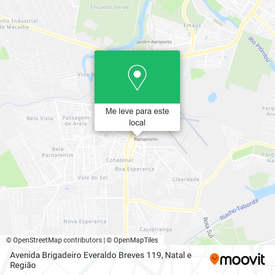 Avenida Brigadeiro Everaldo Breves 119 mapa