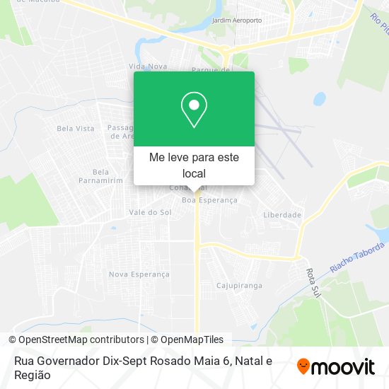 Rua Governador Dix-Sept Rosado Maia 6 mapa