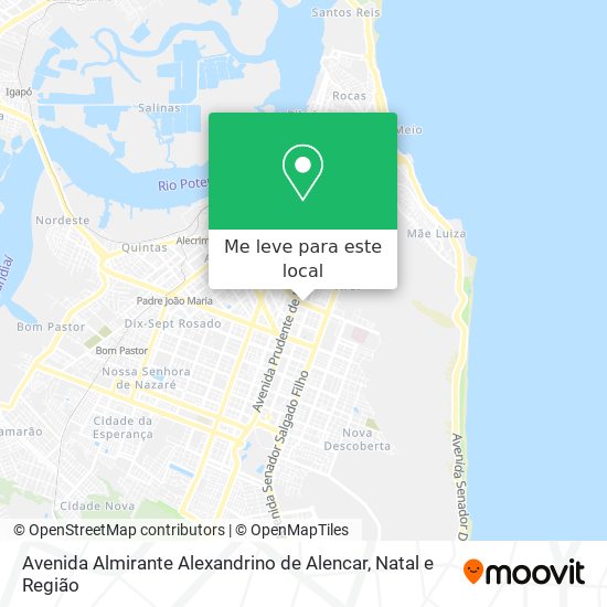 Avenida Almirante Alexandrino de Alencar mapa