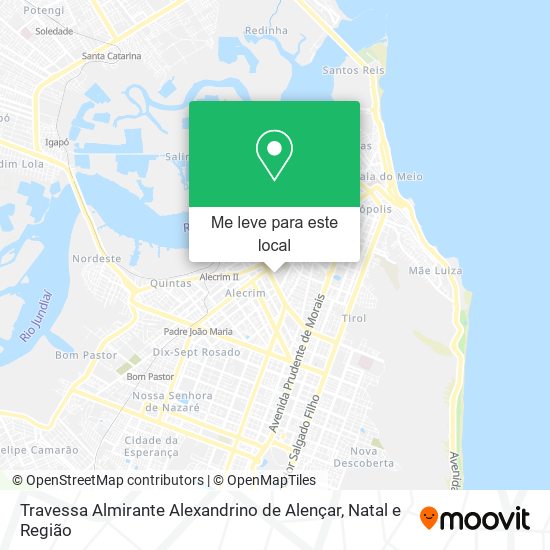 Travessa Almirante Alexandrino de Alençar mapa