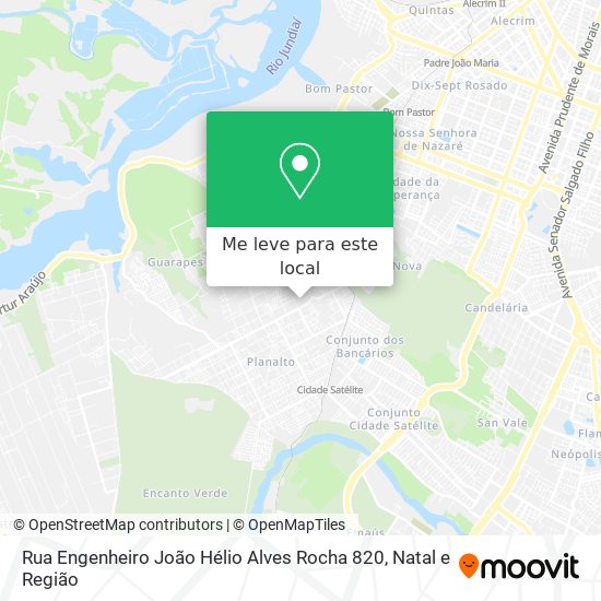 Rua Engenheiro João Hélio Alves Rocha 820 mapa