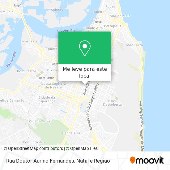 Rua Doutor Aurino Fernandes mapa