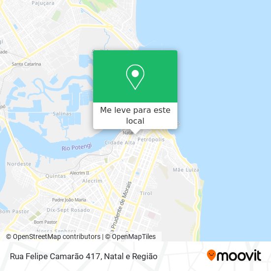 Rua Felipe Camarão 417 mapa