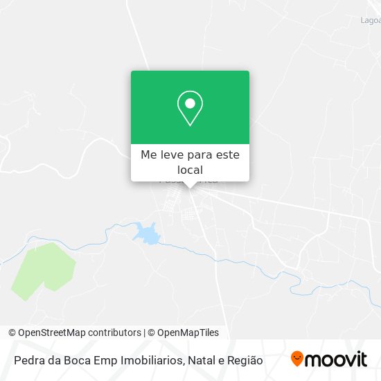 Pedra da Boca Emp Imobiliarios mapa