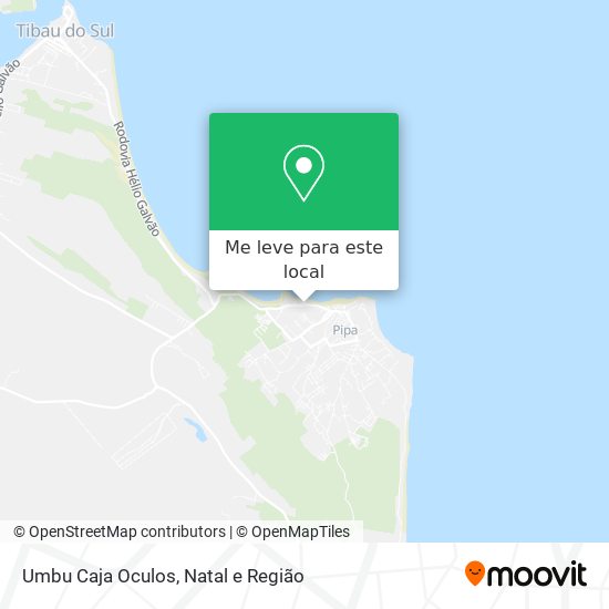 Umbu Caja Oculos mapa