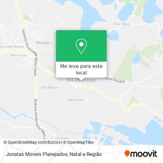 Jonatas Moveis Planejados mapa