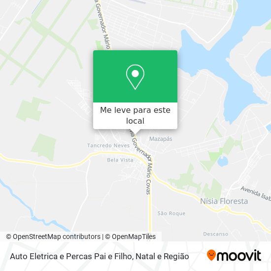 Auto Eletrica e Percas Pai e Filho mapa