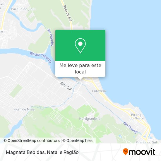Magnata Bebidas mapa