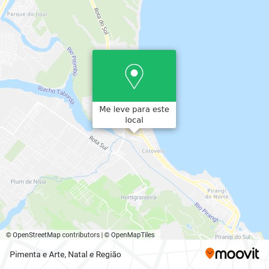 Pimenta e Arte mapa