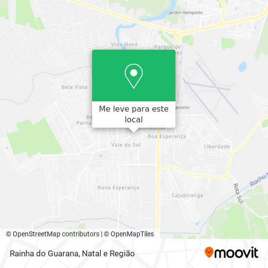 Rainha do Guarana mapa