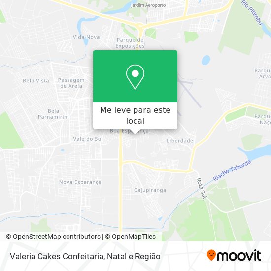 Valeria Cakes Confeitaria mapa
