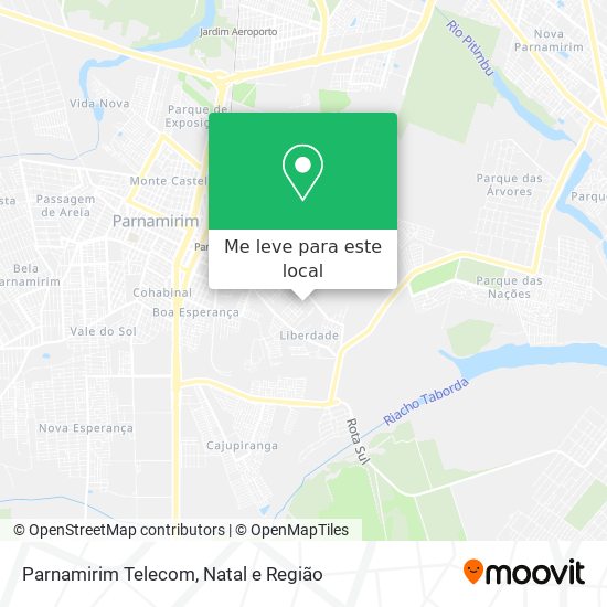 Parnamirim Telecom mapa