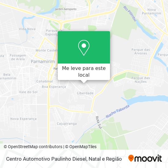 Centro Automotivo Paulinho Diesel mapa