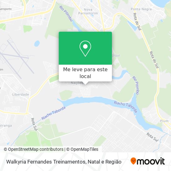 Walkyria Fernandes Treinamentos mapa