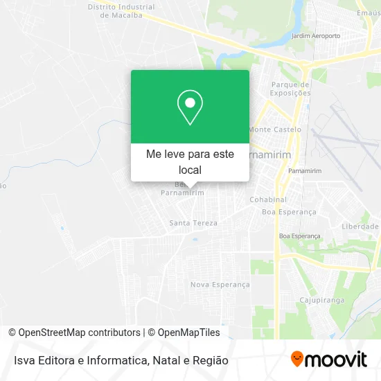 Isva Editora e Informatica mapa