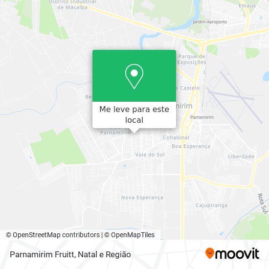 Parnamirim Fruitt mapa