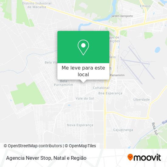Agencia Never Stop mapa