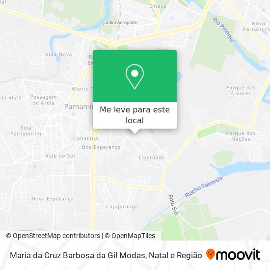 Maria da Cruz Barbosa da Gil Modas mapa