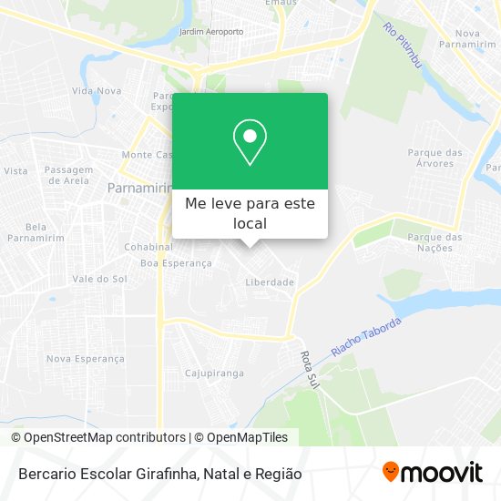 Bercario Escolar Girafinha mapa
