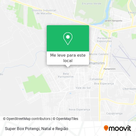 Super Box Potengi mapa