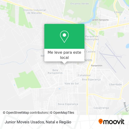 Junior Moveis Usados mapa